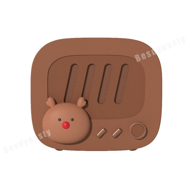 New Cute Pet Mini Portable Wireless Bluetooth Speakers Stereo Bass Speaker HIFI Built-in Bluetooth Outdoor Loudspeaker Cony