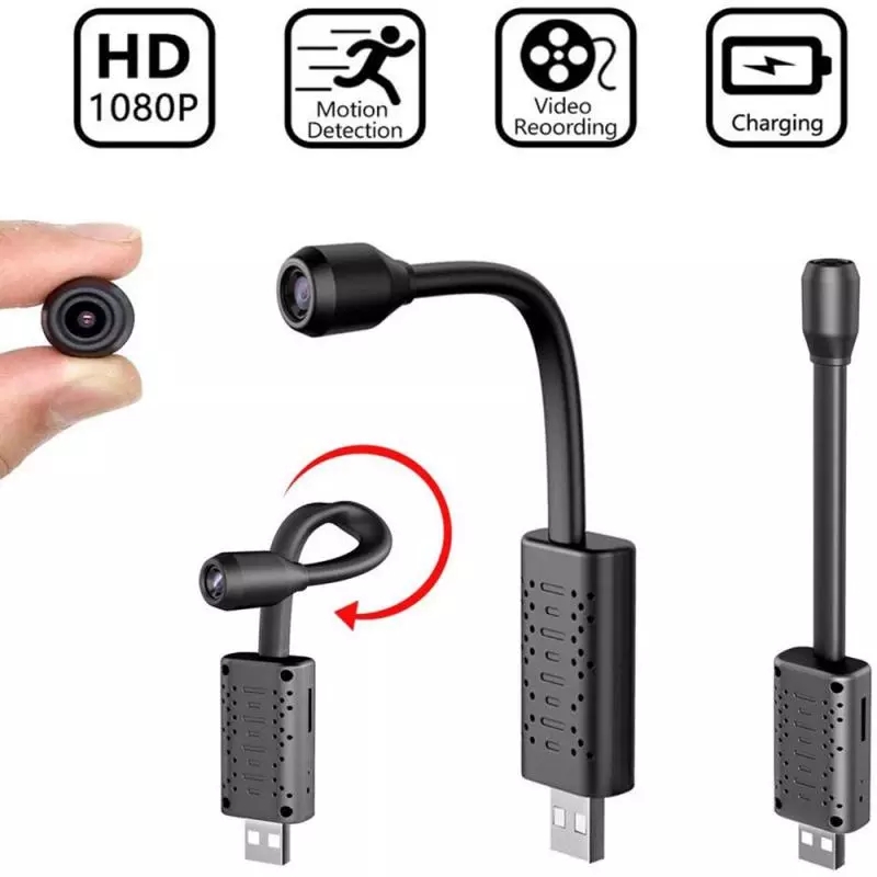 Mini USB Camera Real-time Surveillance wifi DV IP Camera AI Human Detection Loop Recording Remote View Video Audio Recorder