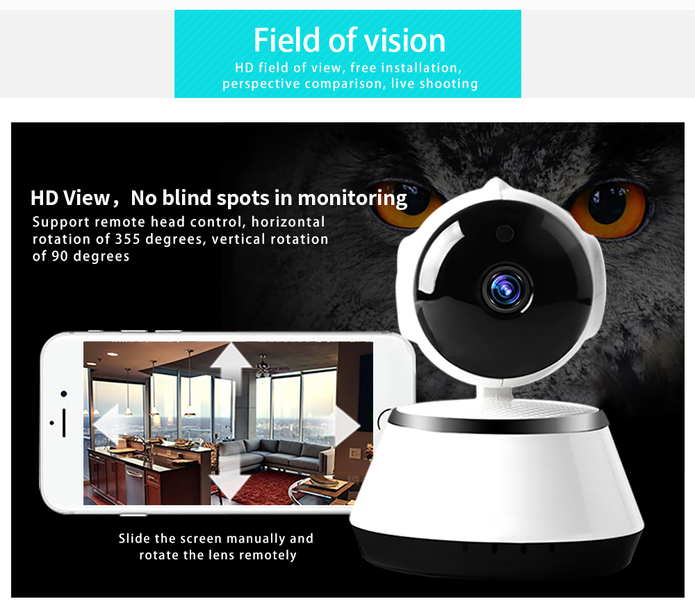 N_eye IP Camera  Home Security Camera wifi camera with IR Night Vision Audio Monitor IP Camera