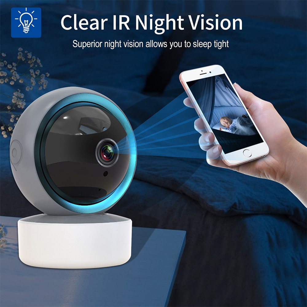IP Camera Wifi Video Surveillance Camera HD Night VIsion Two Way Audio Auto Tracking Cloud Smart Home Security Camera