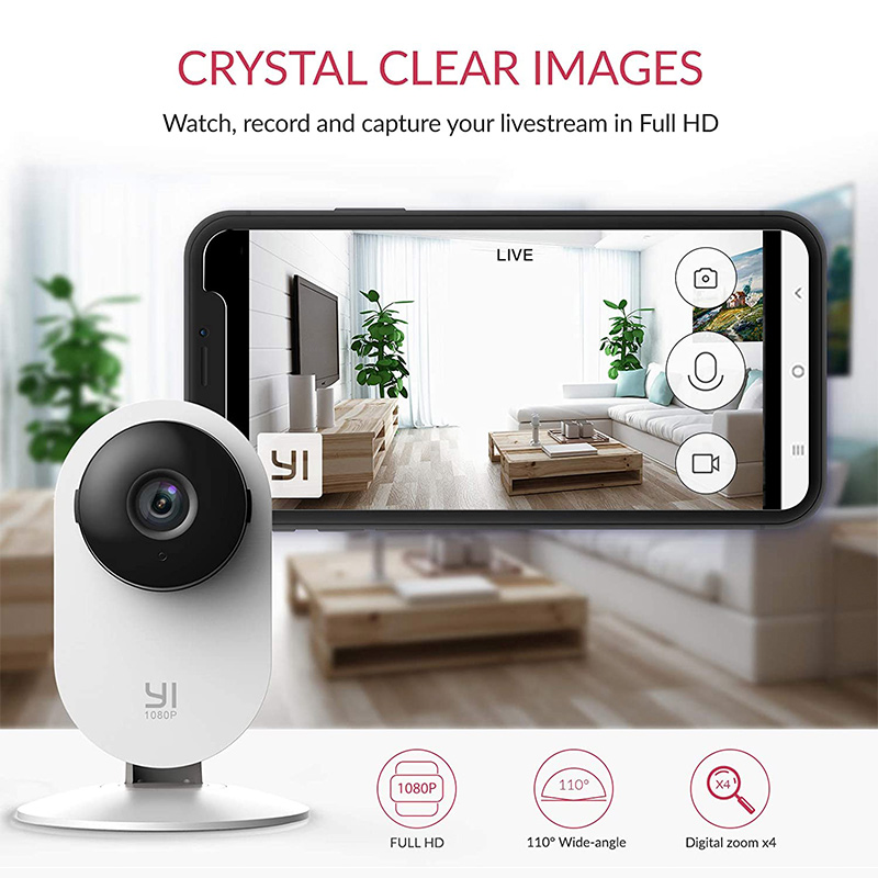 1080p Home Camera IP Camera Smart Video Cams With Camera Security Protection Mini Camera Pet Cat Dog Cam