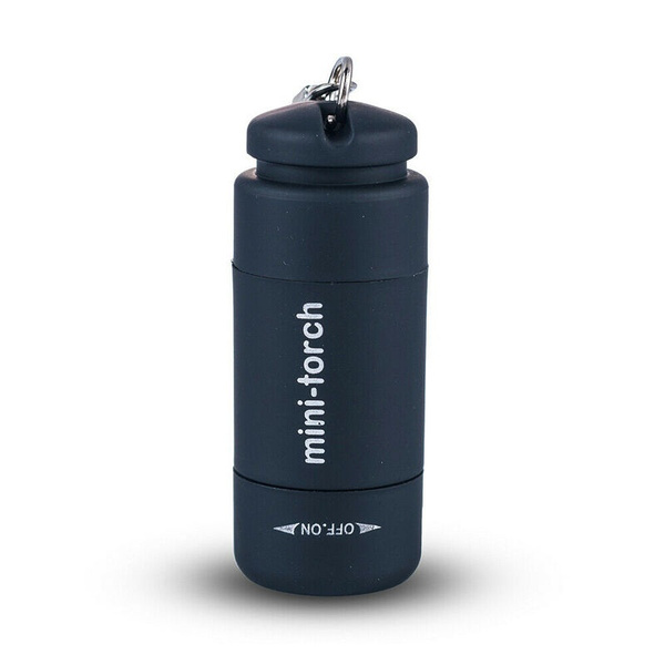 Mini Keychain Pocket Torch USB Rechargeable LED Light Flashlight Lamp Waterproof