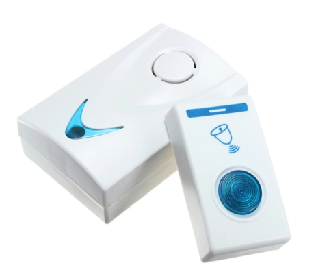 Wireless Doorbell & Wireles Remote Control  Tune Songs 100M Range Smart Waterproof Door bell Button for Home Office Hotel