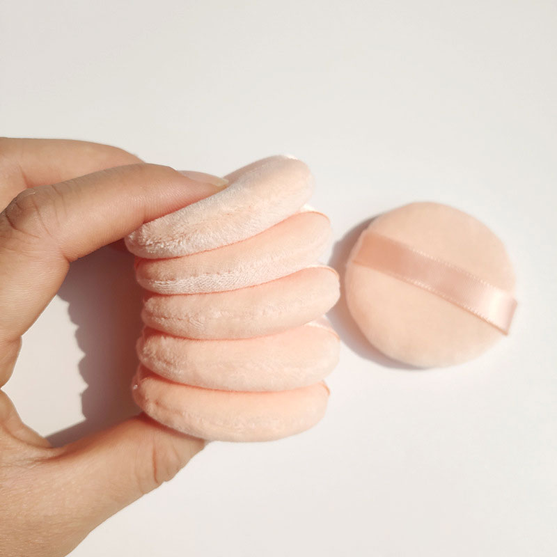 Plush Cosmetic Puff Set Kawaii Women Makeup Sponge Double Side Beauty Blender Make Up Powder Foundation Tools