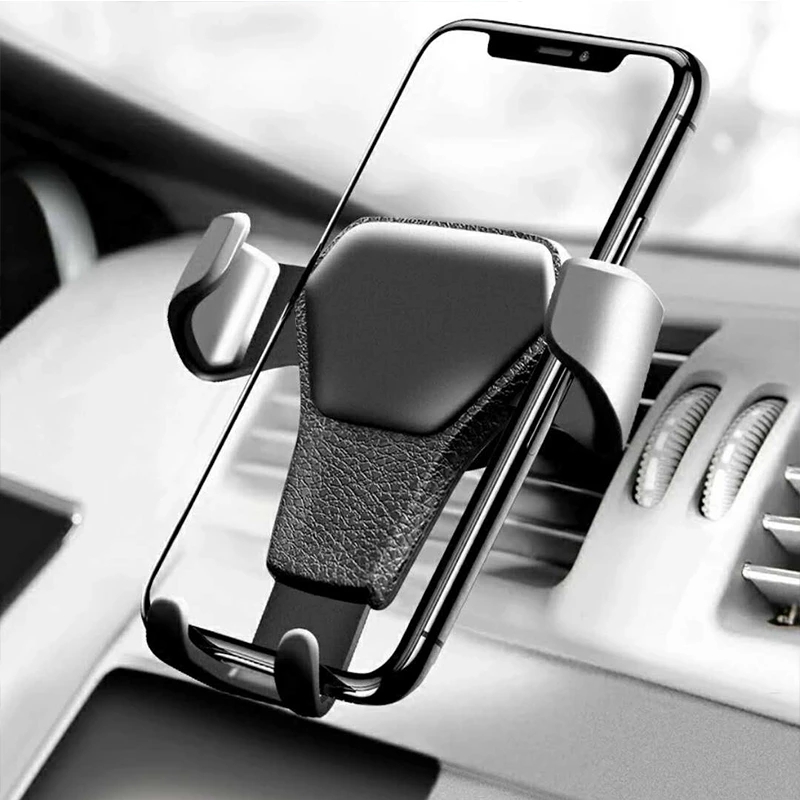 Car Holder For Mobile Phone Holder Car Air Vent Clip Mount Cell Phone Stand Support For Xiaomi IPhone Samsung Huawei LG