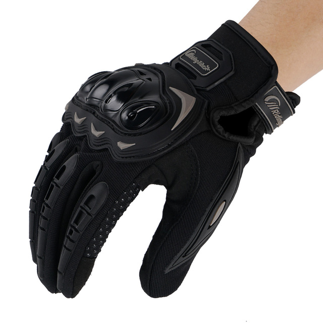 Riding Tribe Motorcycle Glove Moto PVC Touch Screen Breathable Powered Motorbike Racing Riding Bicycle Protective Gloves Summer