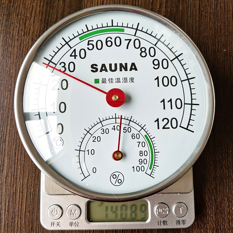 Thermometer and Hygrometer  Indoor Humidity Temperature Measurement Sauna Room