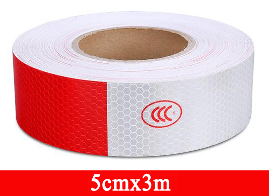 Reflective Tape Safety Caution Warning Reflective Adhesive Tape Sticker For Truck Motorcycle Bicycle Car Styling