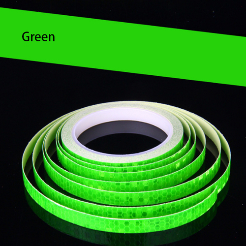 1PC 8 Meter Car Styling Reflective Stripe Tape Motorcycle Bike Body Rim Wheel Stripe Tape Stickers Decorative Blue/Red/Yellow