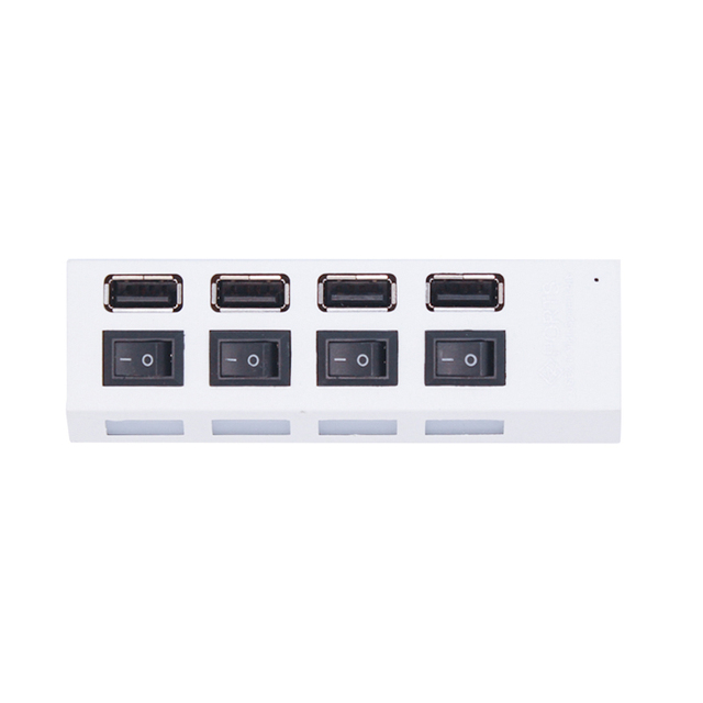 USB 2.0 Hub USB Hub 2.0 Multi USB Splitter Hub Use Power Adapter 4Port Multiple Expander 2.0 USB Hub with Switch for PC