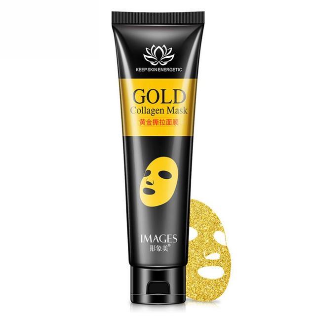 24k Gold Collagen Peel-off Facial Anti-Wrinkle Mask Anti Aging Facial Mask Black Head Care