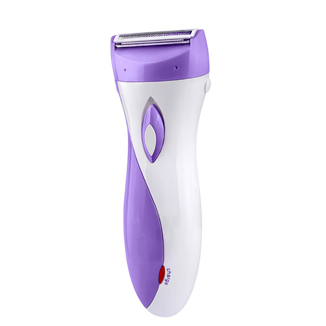 1 Set EU Plug Rechargeable Electric Shaver Epilator, Ladies Underarm Shaving Cutter Hair Removal Device Hair Trimmer Depilator