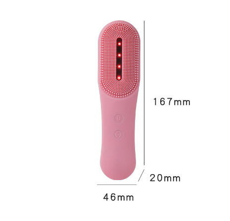 Electric Silicone Face Cleansing Brush Deep Pore Cleaning Exfoliator Face Scrub Washing Brush Pore Cleaner Tool 20#78