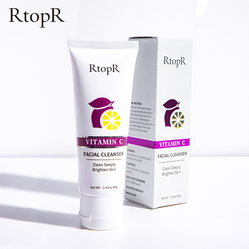 Vitamin C Facial cleanser Clean Deeply  Acne Oil control Pore shrinkage firming skin care Facial cleaning