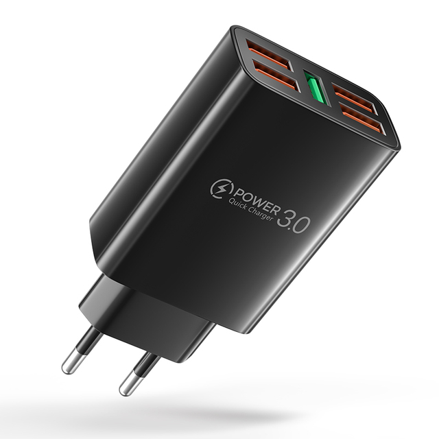 48W 5 usb charger Quick Charge For iphone 12 pro max xiaomi mi mix 4 oneplus universal travel Mobile Phone fast charging Charger