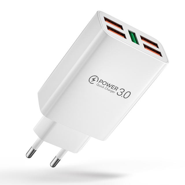48W 5 usb charger Quick Charge For iphone 12 pro max xiaomi mi mix 4 oneplus universal travel Mobile Phone fast charging Charger