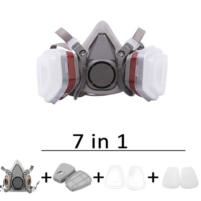 Gas Mask Gas Mask Dust Mask Electric Welding Spray Paint Protection Industrial Gas Mask With Filter Widely Used Health Care