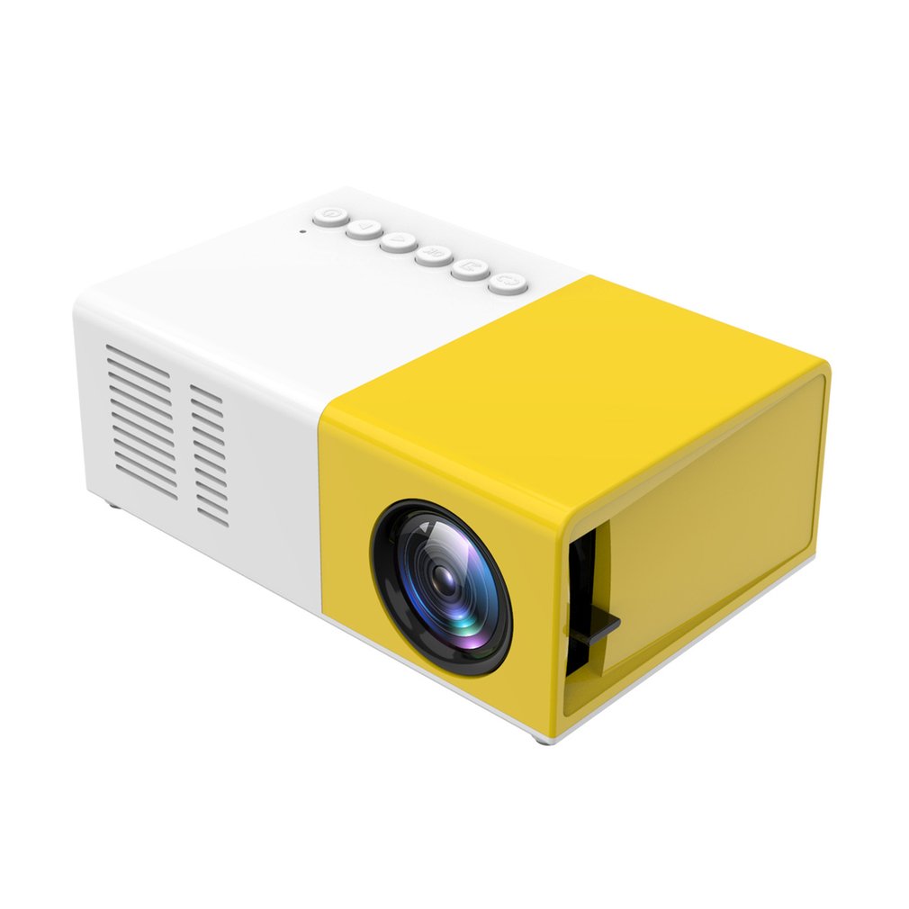 J9 Portable Mini Projector HD 1080P Mini LED Projector Home Theater AV USB SD TF Card USB Portable Pocket Beamer PK YG300