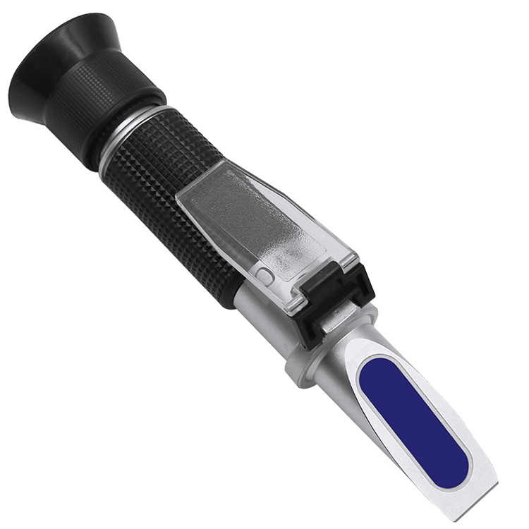 Handheld Refractometer sugar  concentration meter densimeter 0-32% Brix Saccharimeter Sugar Tester  Fruits Grapes