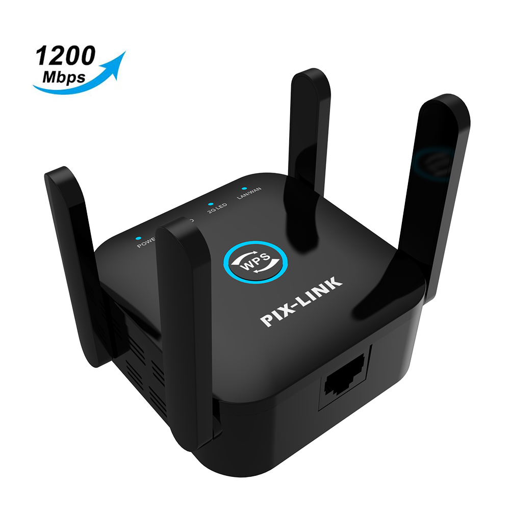 5G /2.4G WiFi Repeater Router Amplifier Long Range Extender 1200M Wireless Booster Home Wi-Fi Signal AP WPS