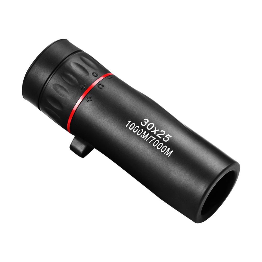 Mini Portable Zoom Scope 30x25 Monocular Telescope for Travel Hunting Waterproof 10X Scope High Qual