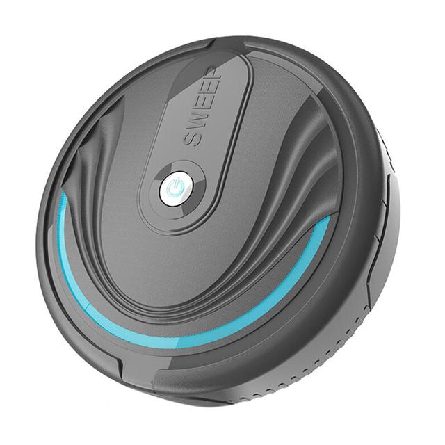 Smart Floor Sweeping Robot Dust Catcher Automatic Cleaning Vacuum Cleaner Creative Lazy Mopping Machine Battery Version for Home