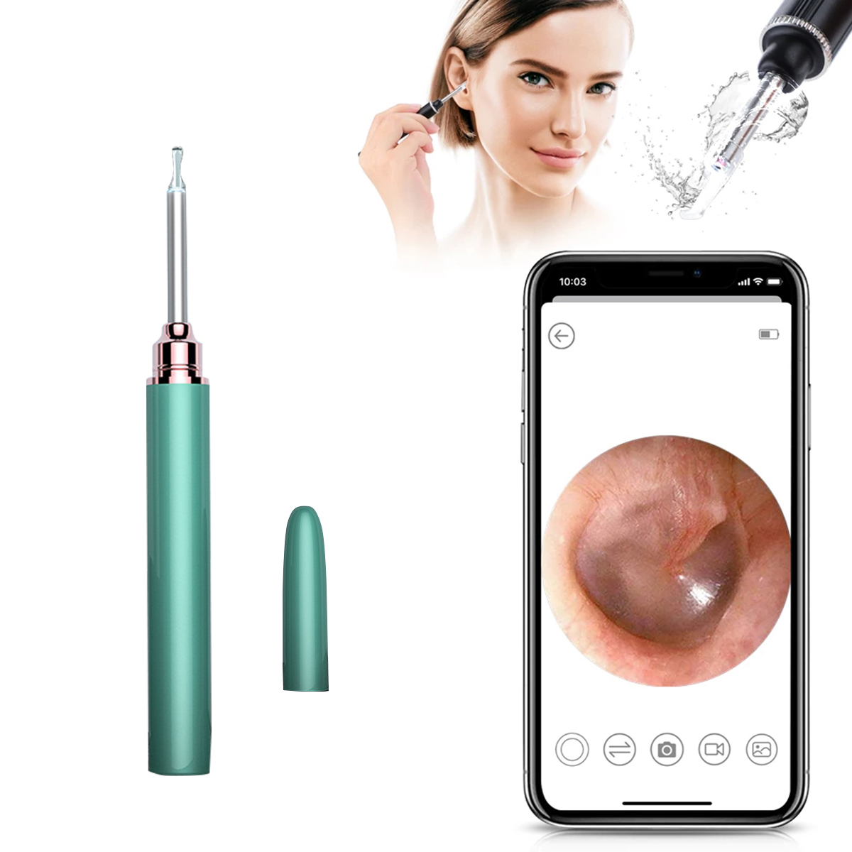 Wifi Smart visual earpick Ear Cleaner HD Endoscope Earpick Camera Otoscope Ear Wax Remover Ear Picker Earwax Removal Tool