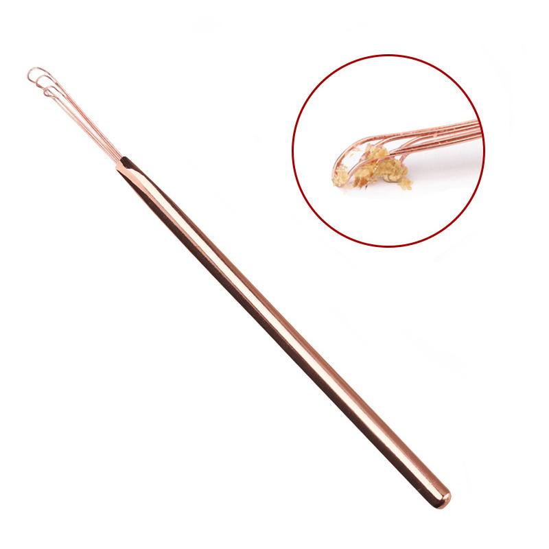 1PC Stainless Steel  Ear Wax Pickers Remover Curette Ear Pick Ear Cleaner Spoon Care Ear Clean Tool Unisex Durable