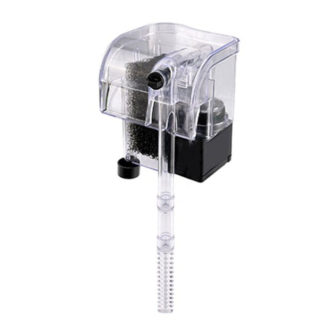 Waterfall Hang on External Oxygen Pump Water Filter Pure Water Quality for Aquarium Fish Tank Round Fish Tank Small Fish Tank