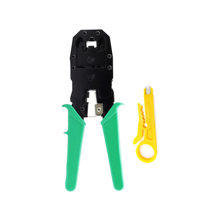 RJ45 Crimper Network Hand Tools  RJ11RJ12RJ45 Crimper Pliers for Network and Telephone Cables Modular Connector Crimping