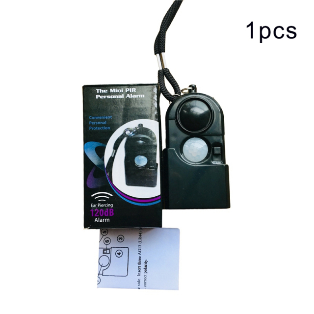 Camping Travel Portable Mini PIR Infrared Motion Sensor Detector Alarm 120dB Wireless Home Security Anti-theft Personal Alarm