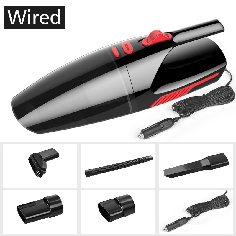 120W Car Vacuum Cleaner Portable Handheld/Car Plug 12V Super Suction Wet/Dry Dust Vaccum Cleaner for Car Home Styling