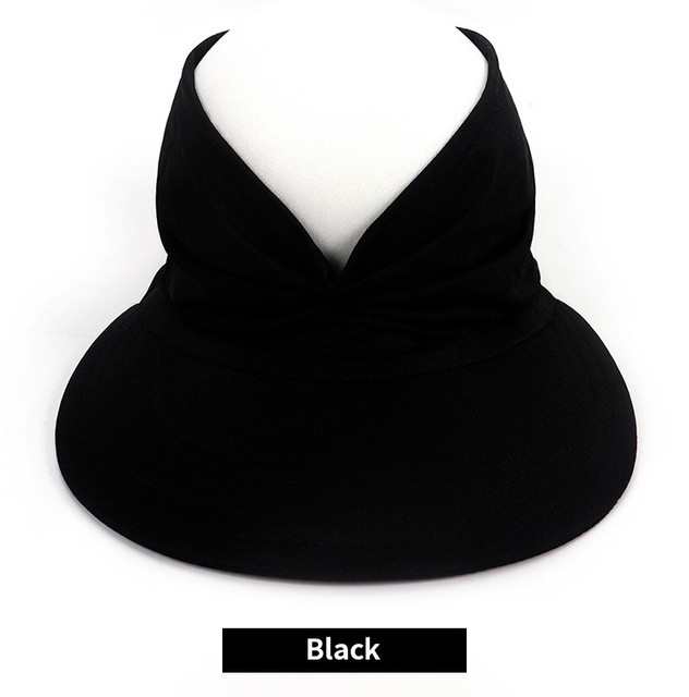 Hat For Women Sun Visor Hats Female Anti-ultraviolet Empty Hat UV Protection Hot Summer Outdoor Beach Caps