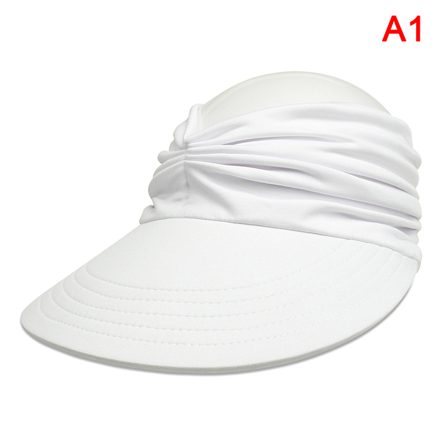 Flexible Adult Hat for Women Anti-UV Wide Brim Visor Hat Easy To Carry Travel Caps Fashion Beach Summer Sun Protection Hats