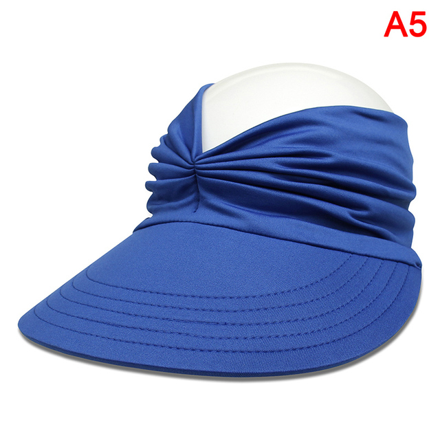 Flexible Adult Hat for Women Anti-UV Wide Brim Visor Hat Easy To Carry Travel Caps Fashion Beach Summer Sun Protection Hats