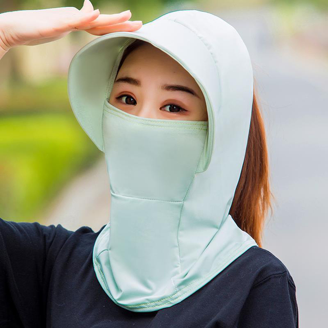 Sun Hat Hats For Women Protective Neck Cover Hat Korean Wide Brim Version Hat Outdoor Women's Foldable Summer Anti-UV Summer Hat