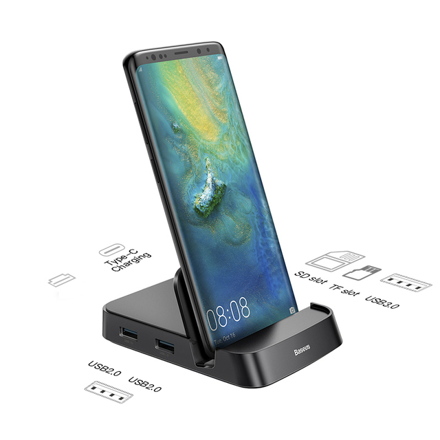 Type C HUB Docking Station For Samsung S20 S10 Dex Pad Station USB C To HDMI-compatible Dock Power Adapter For Huawei P30