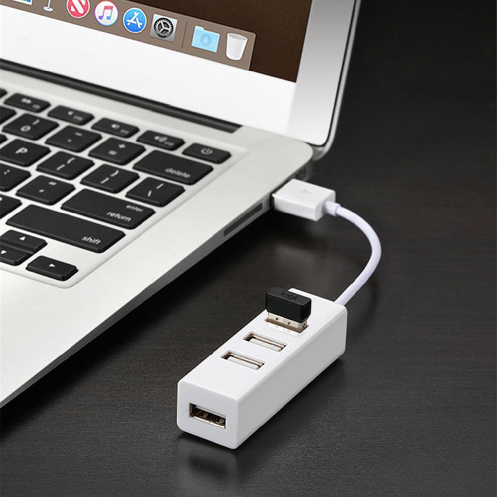 Docking Station 4-in-1 High Speed Multi-function USB2.0 Hub Converter Adapter Power Charger for Laptop