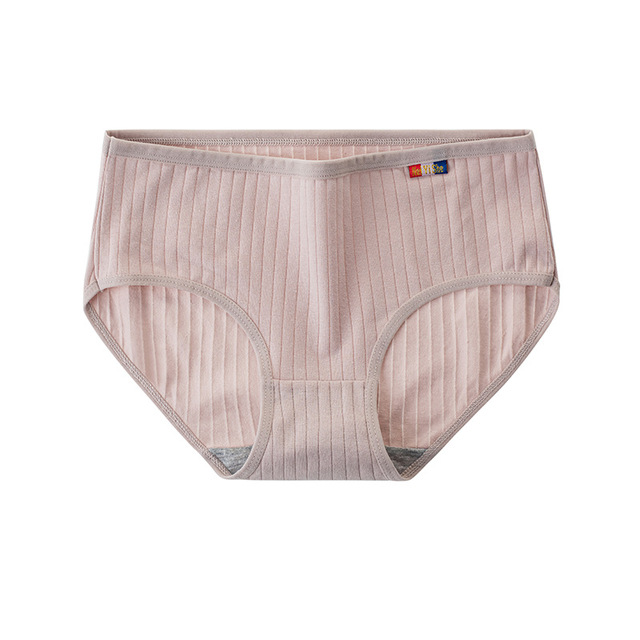 3 pcs Women Cotton Underwear Seamless panties Sexy panty Female  Breathable Solid Color Underpants Girls'  Lingerie Briefs-XXL