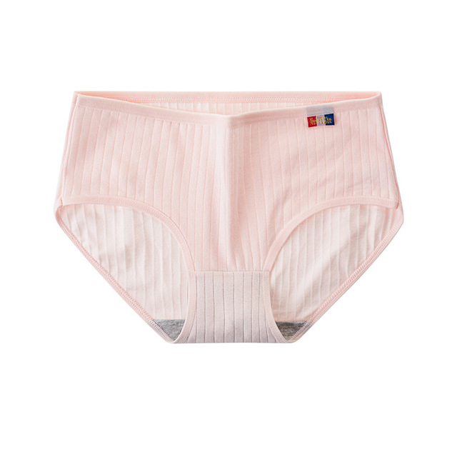 3 pcs Women Cotton Underwear Seamless panties Sexy panty Female  Breathable Solid Color Underpants Girls'  Lingerie Briefs-XXL