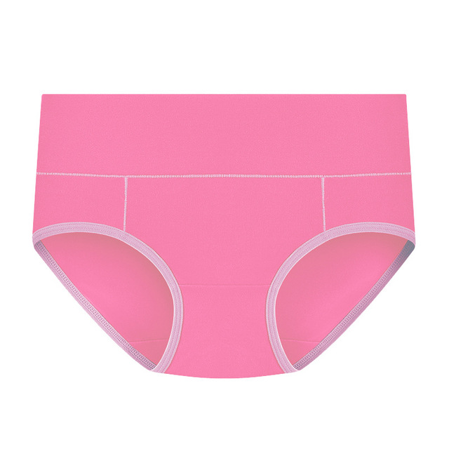 2pcs Lingerie High Quality Pure Cotton Breathable Plus Size Women Briefs Mid Waist Sexy Ladies Fitness Yoga Sports Women's Panties