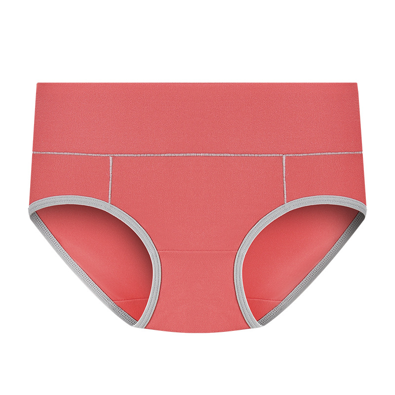 2pcs Lingerie High Quality Pure Cotton Breathable Plus Size Women Briefs Mid Waist Sexy Ladies Fitness Yoga Sports Women's Panties