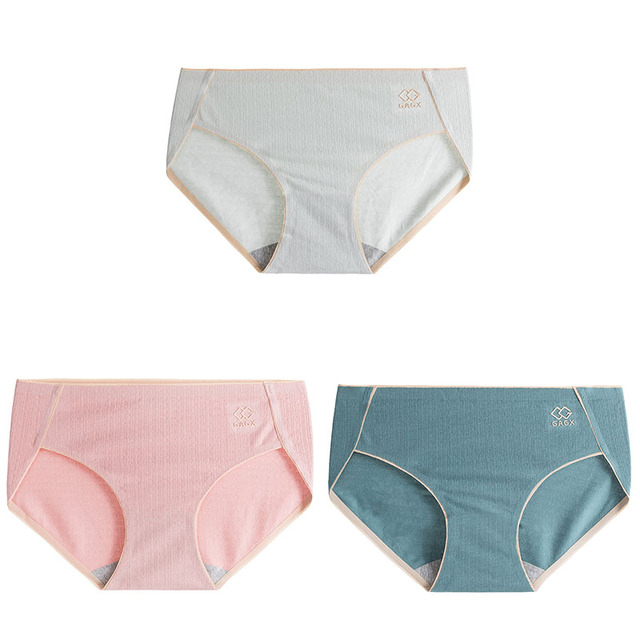 3pcs High Quality 3Pcs Womens Panties Cotton Panties Briefs Women Underwear Lingerie Femme Bow-knot Underpants Women's Intimates