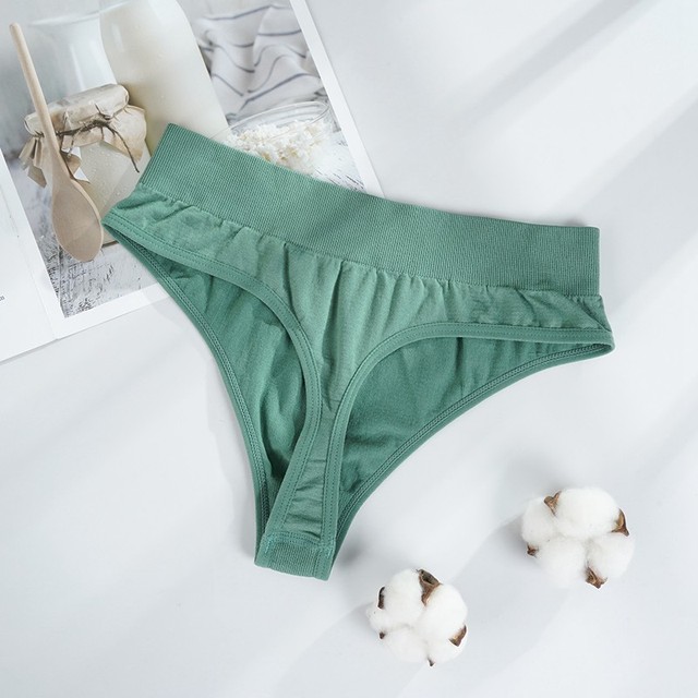3pcs Sexy Thongs Panties Women G-String Female Underpants Seamless Comfortable Intimate Underwear Female High-Rise Thong Lingerie