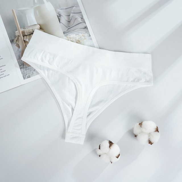 3pcs Sexy Thongs Panties Women G-String Female Underpants Seamless Comfortable Intimate Underwear Female High-Rise Thong Lingerie