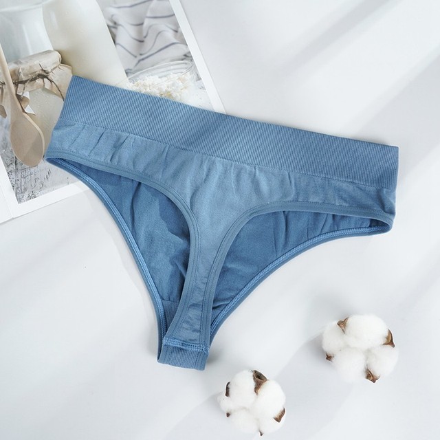 3pcs Sexy Thongs Panties Women G-String Female Underpants Seamless Comfortable Intimate Underwear Female High-Rise Thong Lingerie