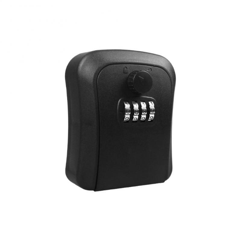 Home Organization Wall Mount Key Storage Secret Box Organizer 4 Digit Combination Password Security Code Lock No Key Home Key Safe Box