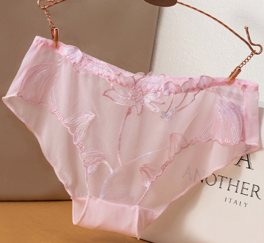 3pcs Transparent Women's Panties Sweet Lace Underwear Sexy Lingerie Hot Comfort Female Panty Girls Breathable Briefs Underpants