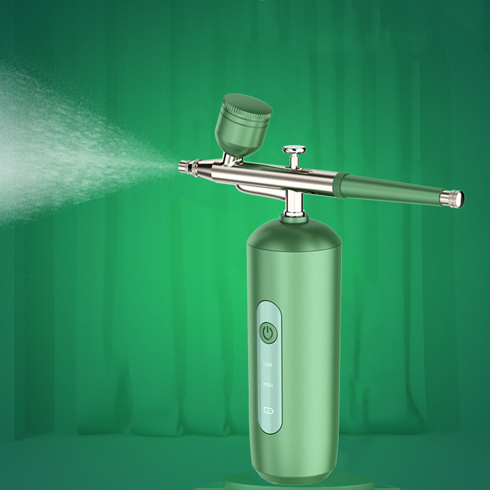 Handheld Airbrush Kit with Air Compressor Mini Cordless Sprayer for Makeup Daily Business Trip Beauty Instrument