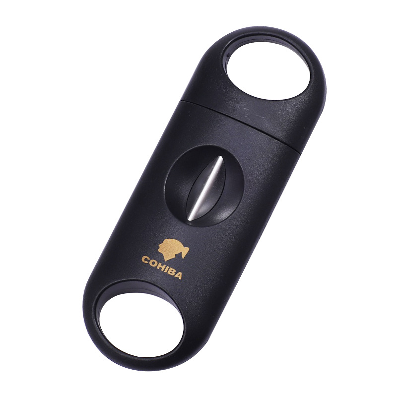 Cigar Cutter Creative Metal Portable Stainless Steel Blade V-Shaped Cigar Scissors for Men Boyfriend Gifts